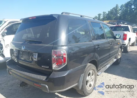 2006 Honda Pilot Ex-L из США, поврежденный, VIN 5FNYF18556B004823
